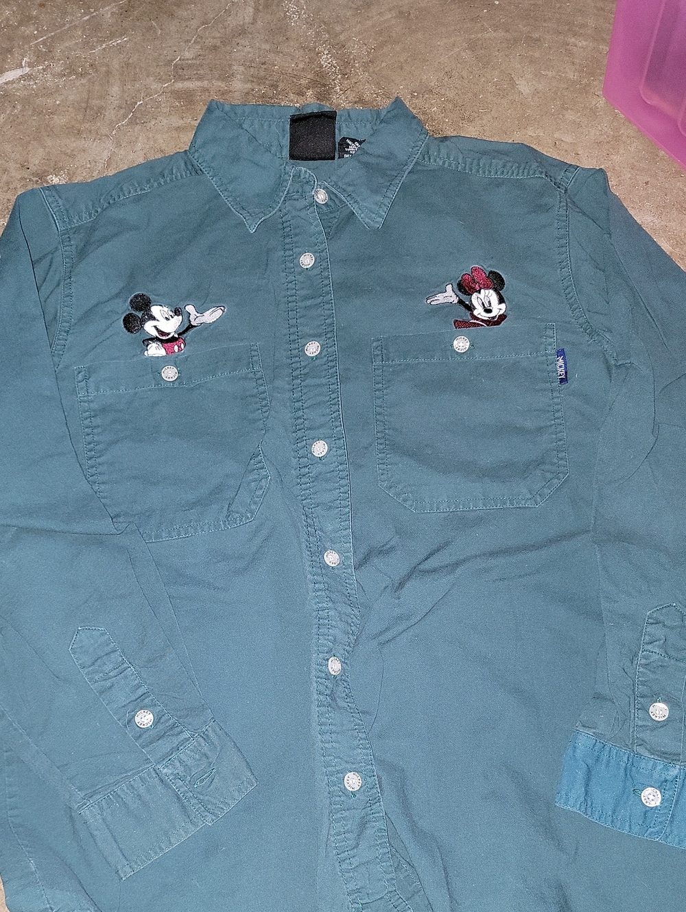 Vintage 90s Mickey Unlimited Buttom Up